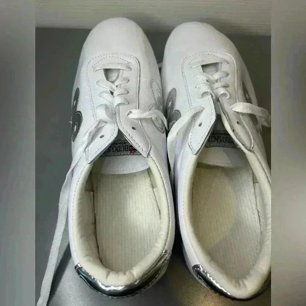“Budo Saga” NWOT White Wushu Kungfu Martial Arts Shoes Size 44/Men 10.5 Women 12